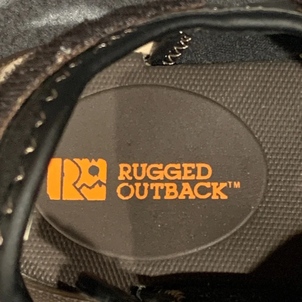 Rugged Outback Mens Brown Adjustable Strap Sandals Size 9‎ Casual